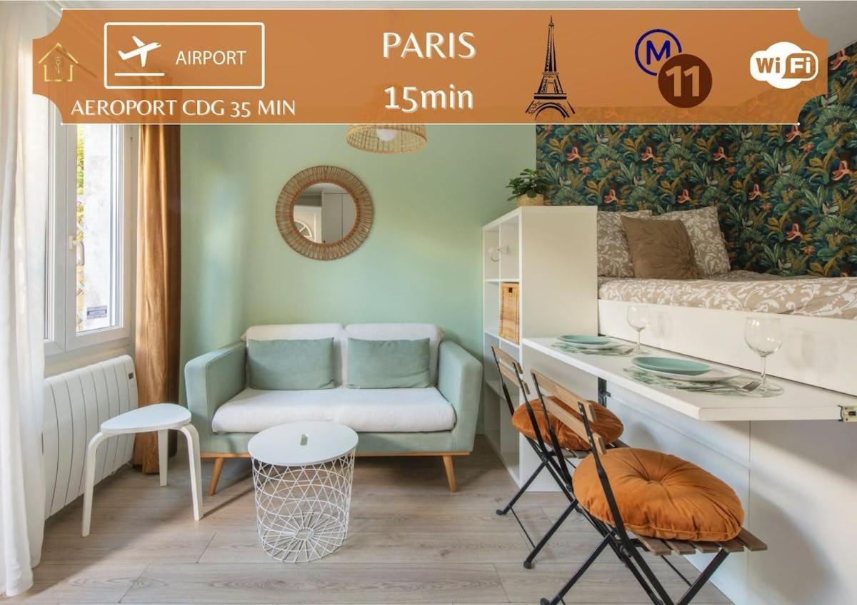 Benfleet 2 Cocooning Studio Proche Paris Romainville Exteriér fotografie